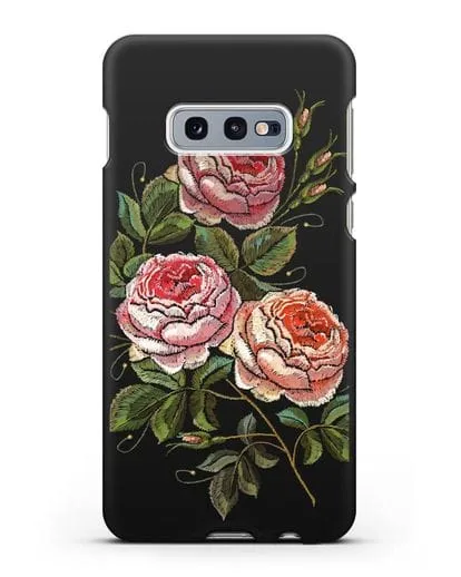 Чехол Розовые розы силиконовый для Samsung Galaxy S10e [SM-G970F]