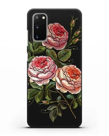 Чехол Розовые розы силиконовый для Samsung Galaxy S20 [SM-G980F]