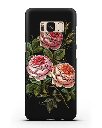 Чехол Розовые розы силиконовый для Samsung Galaxy S8 [SM-950F]