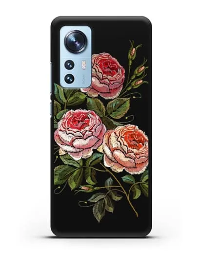Чехол Розовые розы силиконовый для Xiaomi 12