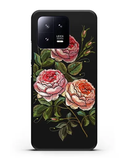 Чехол Розовые розы силиконовый для Xiaomi 13 Pro