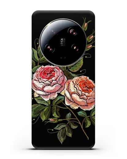 Чехол Розовые розы силиконовый для Xiaomi 13 Ultra