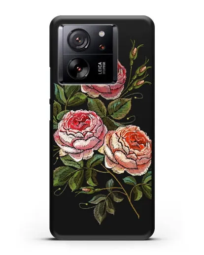 Чехол Розовые розы силиконовый для Xiaomi 13T Pro