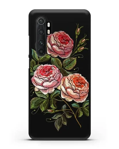 Чехол Розовые розы силиконовый для Xiaomi Mi 10 Lite