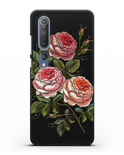 Чехол Розовые розы силиконовый для Xiaomi Mi 10