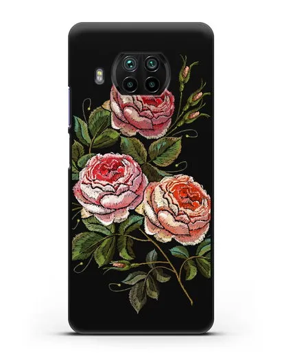 Чехол Розовые розы силиконовый для Xiaomi Mi 10T Lite
