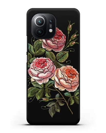 Чехол Розовые розы силиконовый для Xiaomi Mi 11
