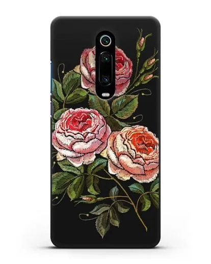 Чехол Розовые розы силиконовый для Xiaomi Mi 9T