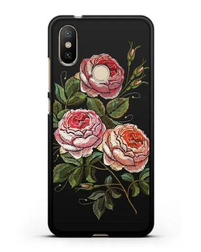 Чехол Розовые розы силиконовый для Xiaomi Mi A2
