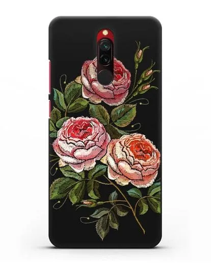 Чехол Розовые розы силиконовый для Xiaomi Redmi 8