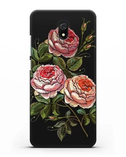 Чехол Розовые розы силиконовый для Xiaomi Redmi 8A