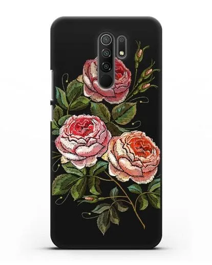 Чехол Розовые розы силиконовый для Xiaomi Redmi 9