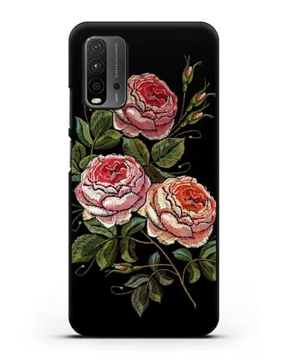 Чехол Розовые розы силиконовый для Xiaomi Redmi 9 Power