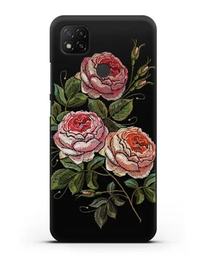 Чехол Розовые розы силиконовый для Xiaomi Redmi 9C