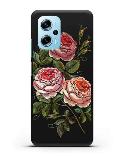 Чехол Розовые розы силиконовый для Xiaomi Redmi Note 11T Pro