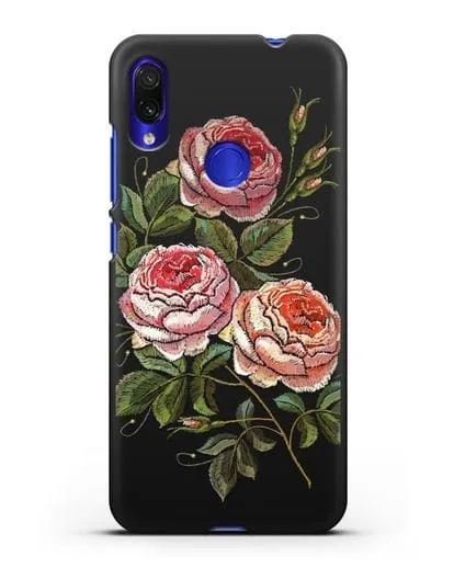 Чехол Розовые розы силиконовый для Xiaomi Redmi Note 7