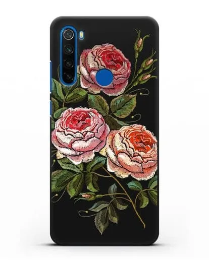 Чехол Розовые розы силиконовый для Xiaomi Redmi Note 8