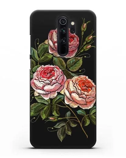 Чехол Розовые розы силиконовый для Xiaomi Redmi Note 8 Pro