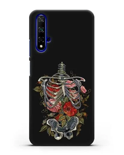 Чехол Скелет силиконовый для Honor 20