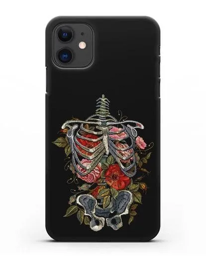 Чехол Скелет силиконовый для iPhone 11