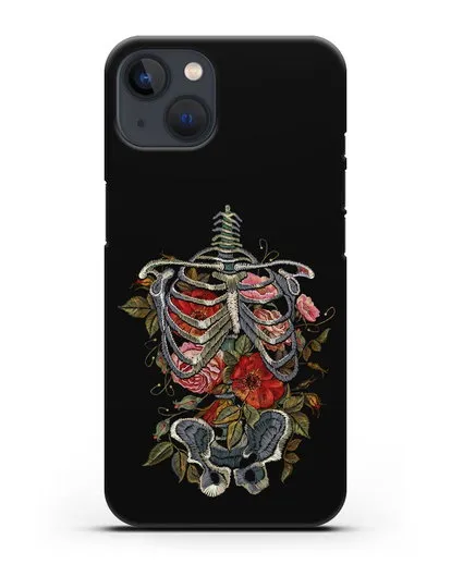 Чехол Скелет силиконовый для iPhone 13