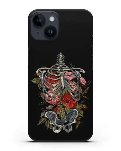 Чехол Скелет силиконовый для iPhone 14