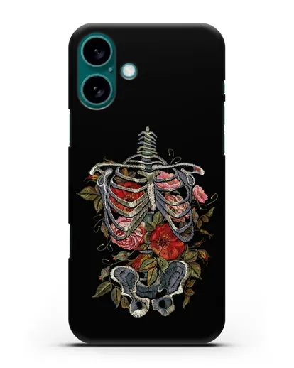 Чехол Скелет силиконовый для iPhone 16 Plus