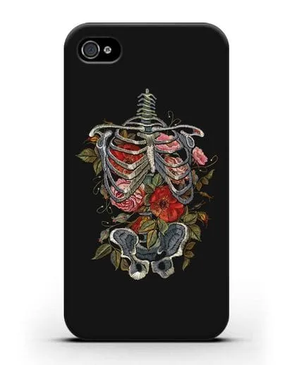 Чехол Скелет силиконовый для iPhone 4/4s