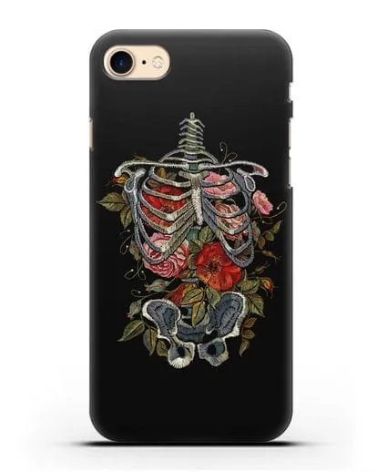 Чехол Скелет силиконовый для iPhone 8