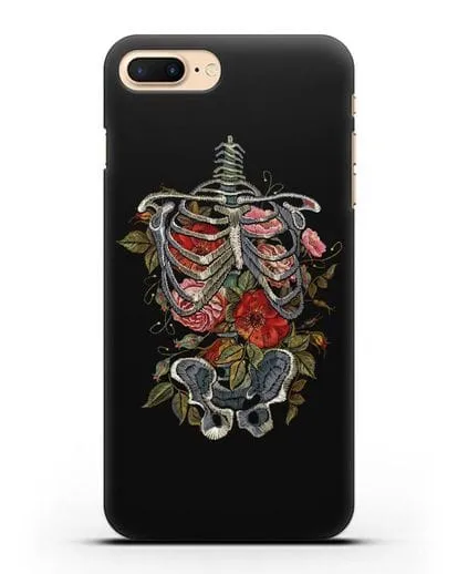 Чехол Скелет силиконовый для iPhone 8 Plus