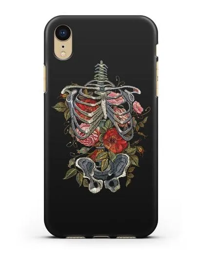 Чехол Скелет силиконовый для iPhone XR