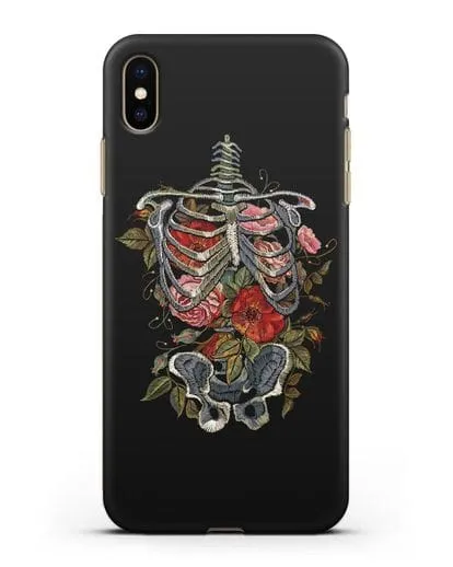 Чехол Скелет силиконовый для iPhone XS Max