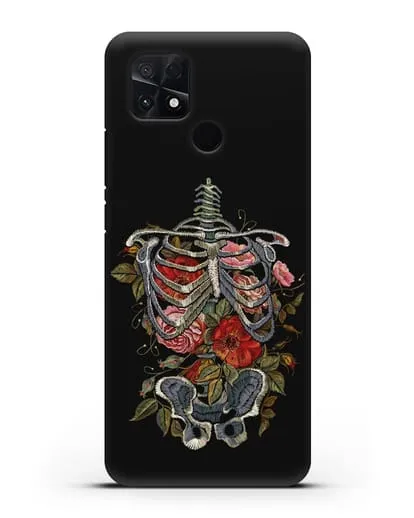 Чехол Скелет силиконовый для Xiaomi Poco C40