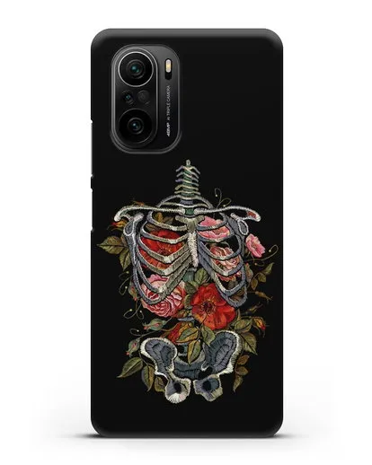 Чехол Скелет силиконовый для Xiaomi Poco F3 Pro