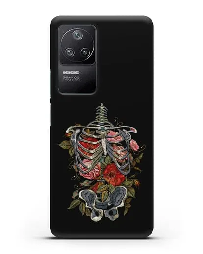 Чехол Скелет силиконовый для Xiaomi Poco F4