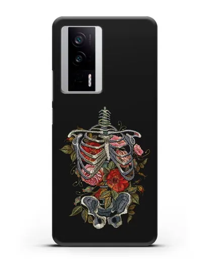 Чехол Скелет силиконовый для Xiaomi Poco F5 Pro