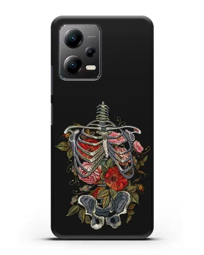 Чехол Скелет силиконовый для Xiaomi Poco X5