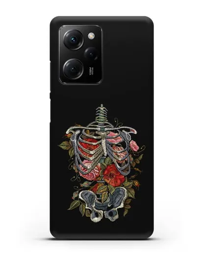 Чехол Скелет силиконовый для Xiaomi Poco X5 Pro