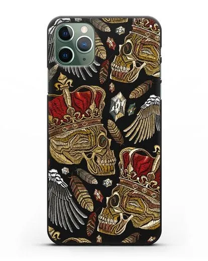 Чехол Череп с короной силиконовый для iPhone 11 Pro Max