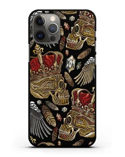 Чехол Череп с короной силиконовый для iPhone 12 Pro