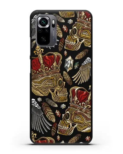 Чехол Череп с короной силиконовый для Xiaomi Poco M5s