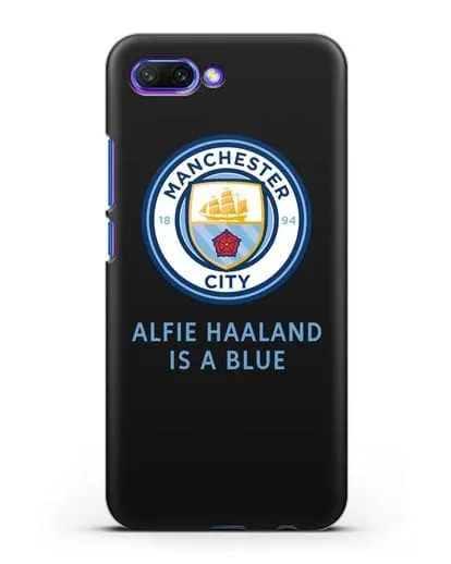 Чехол с логотипом Manchester City силиконовый для Honor 10