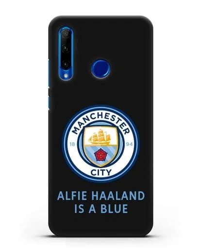 Чехол с логотипом Manchester City силиконовый для Honor 10i