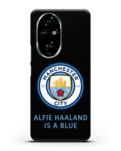 Чехол с логотипом Manchester City силиконовый для Honor 200 Pro