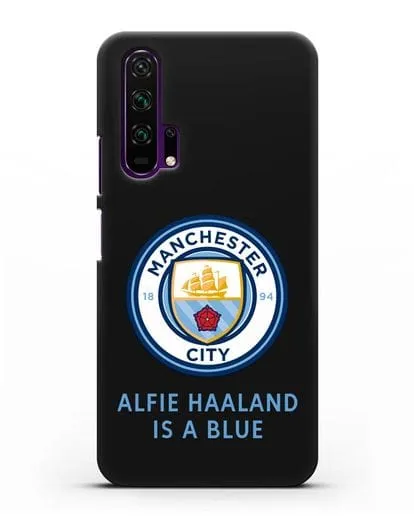 Чехол с логотипом Manchester City силиконовый для Honor 20 Pro