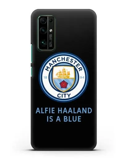 Чехол с логотипом Manchester City силиконовый для Honor 30