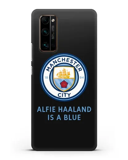 Чехол с логотипом Manchester City силиконовый для Honor 30 Pro