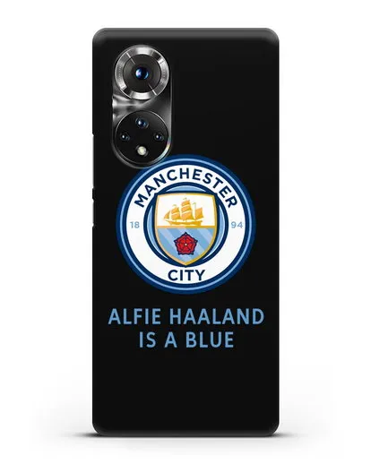 Чехол с логотипом Manchester City силиконовый для Honor 50 Pro