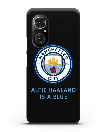 Чехол с логотипом Manchester City силиконовый для Honor 50 SE