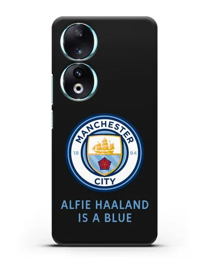 Чехол с логотипом Manchester City силиконовый для Honor 90